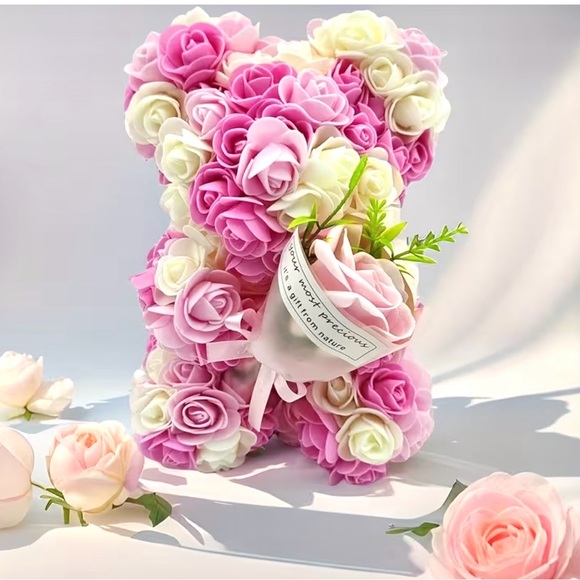 Accessories - Faux Rose Bear or Rabbit New